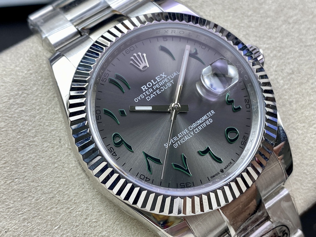 Rolex Datejust 36 Wimbledon Dial Midsize M126234 0046 Luxury Unisex Watch