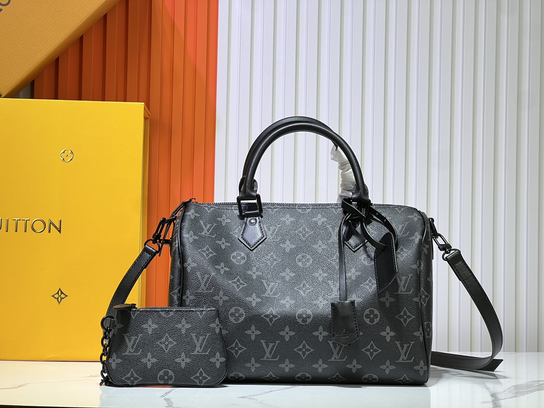 LV Speedy P9 Bandouli猫re 30 Bag M24423 LM081 30cm