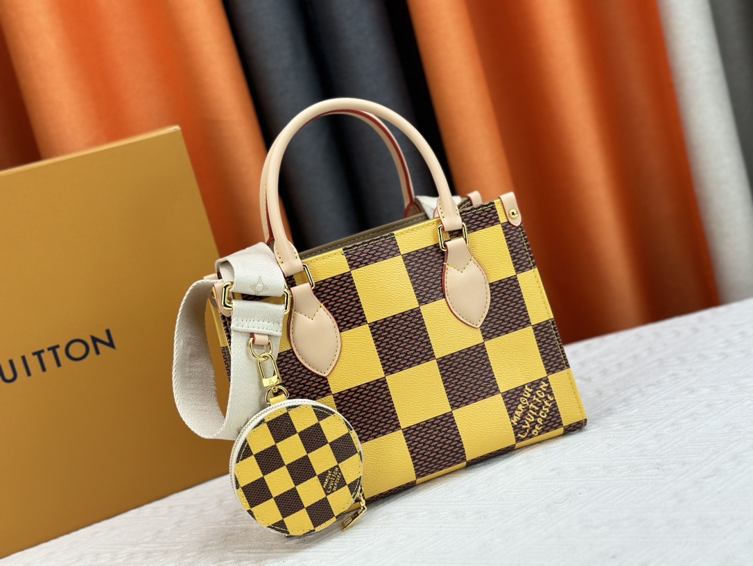 Louis Vuitton On The Go Tote M46833 Shoulder Bag Handbag