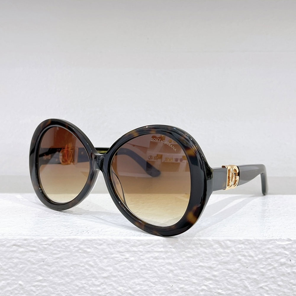DOLCE & GABBAN DG Mirror leg Hollowed out Logo Sunglasses Top quality 锛�Replica锛�