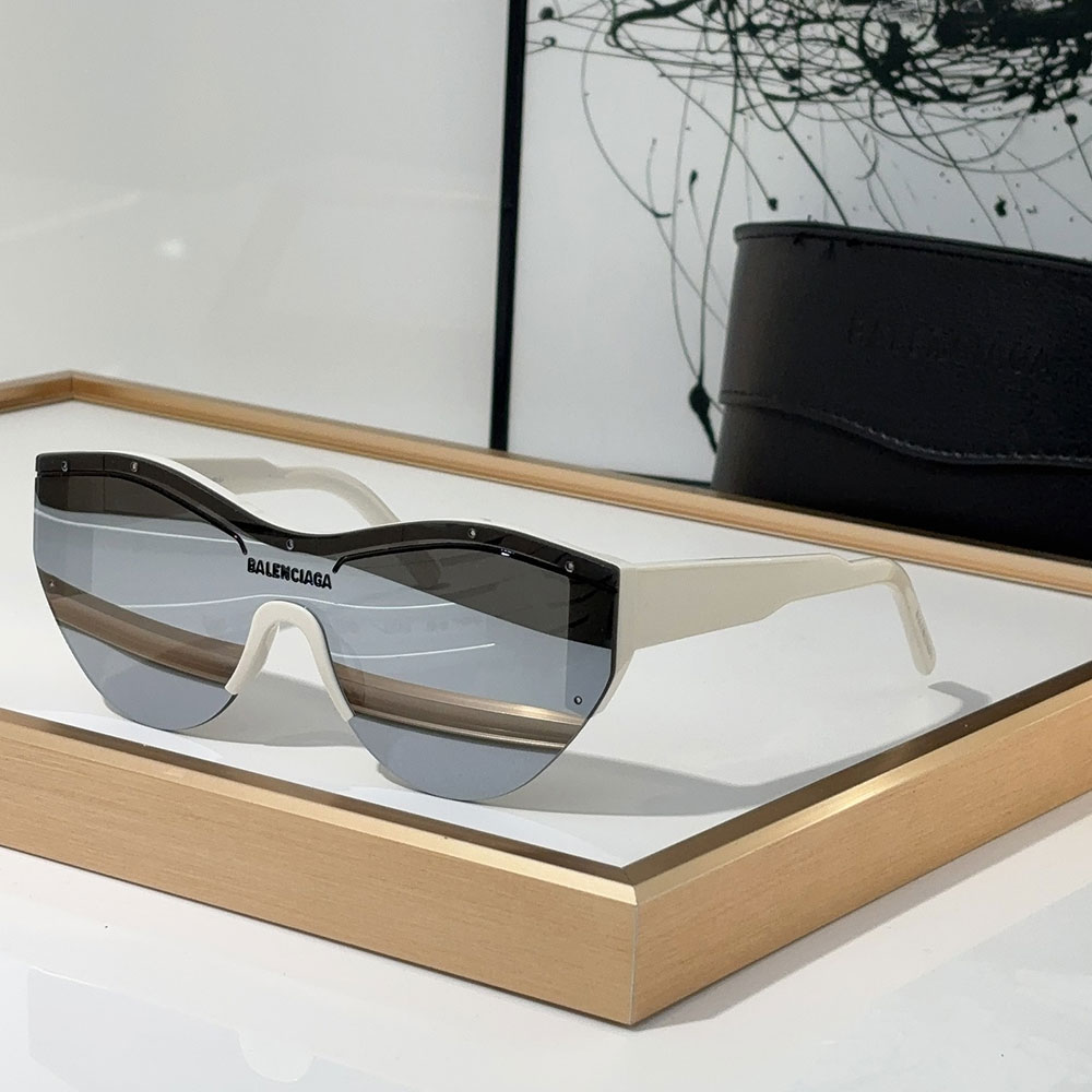 Balenciaga Mirror Logo Sunglasses Top quality （Replica）