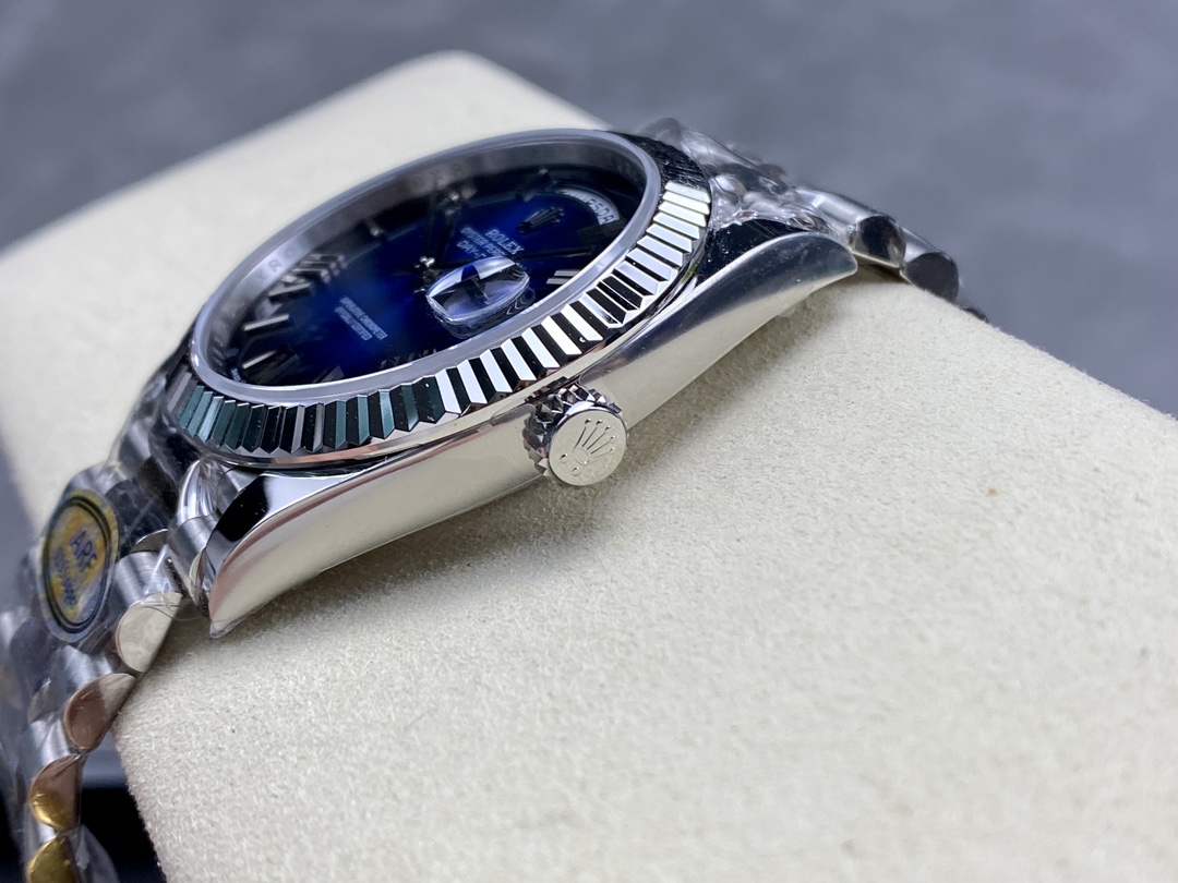 Rolex Day Date 40 White Gold Blue Ombre Dial M228236 0024