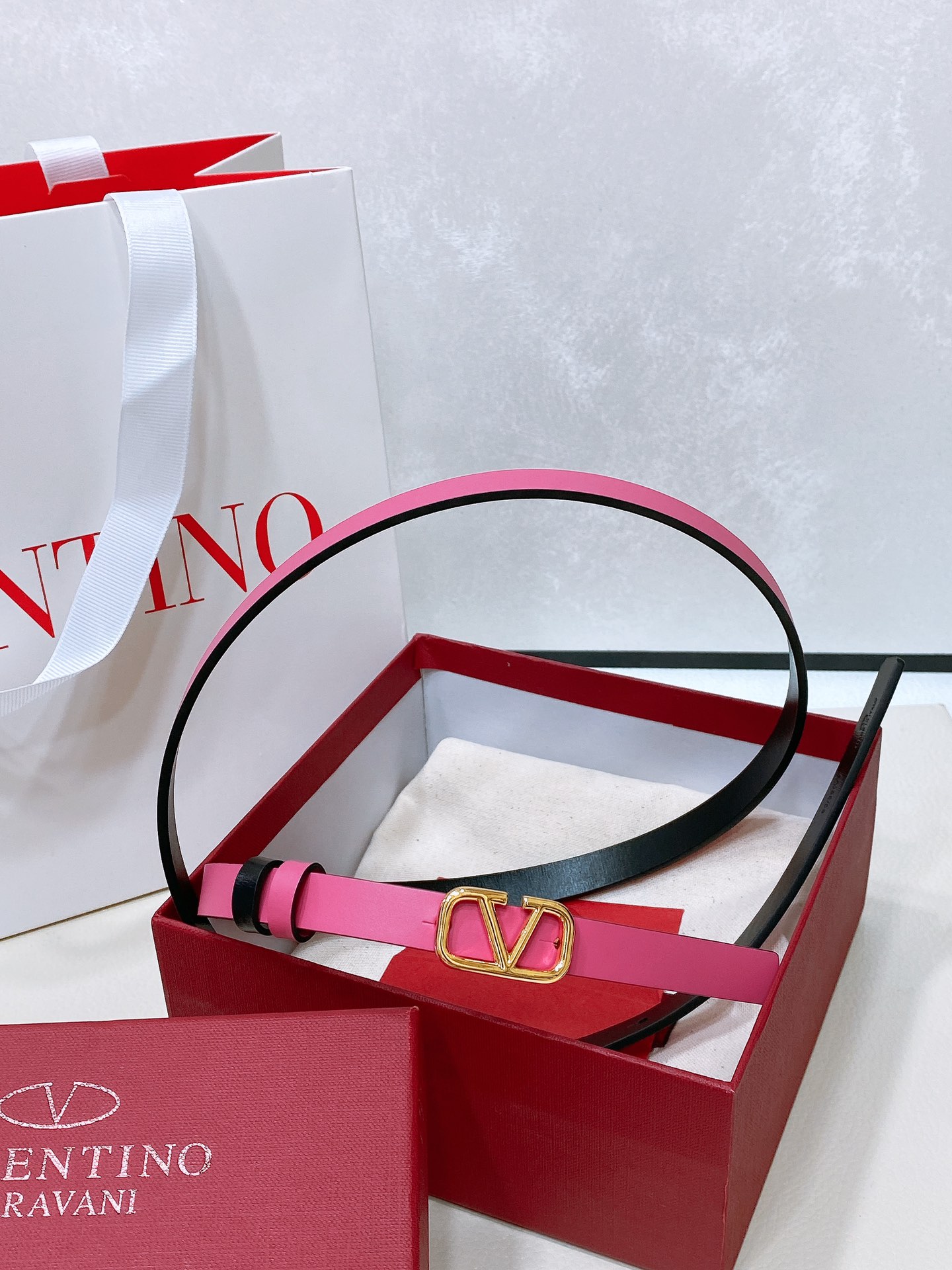 Valentino Leather Belts 1:1 Mirror Version