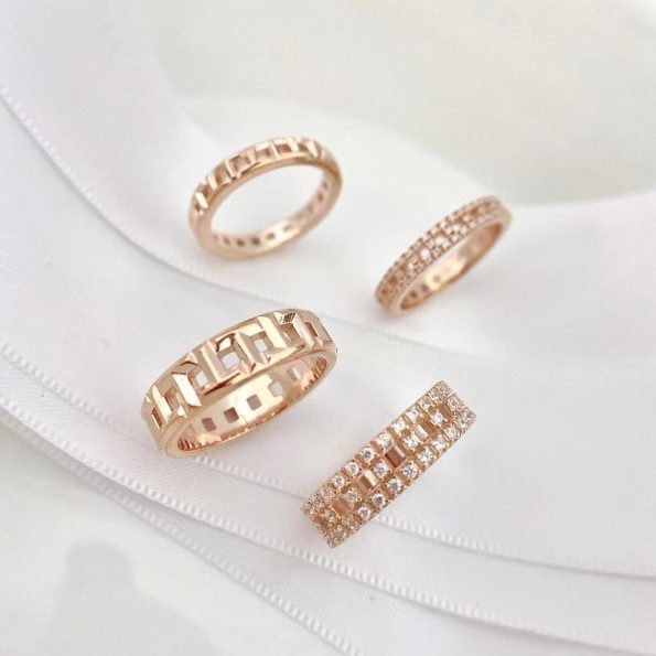Tiffany Ring Dupe, Diamonds& Four Style