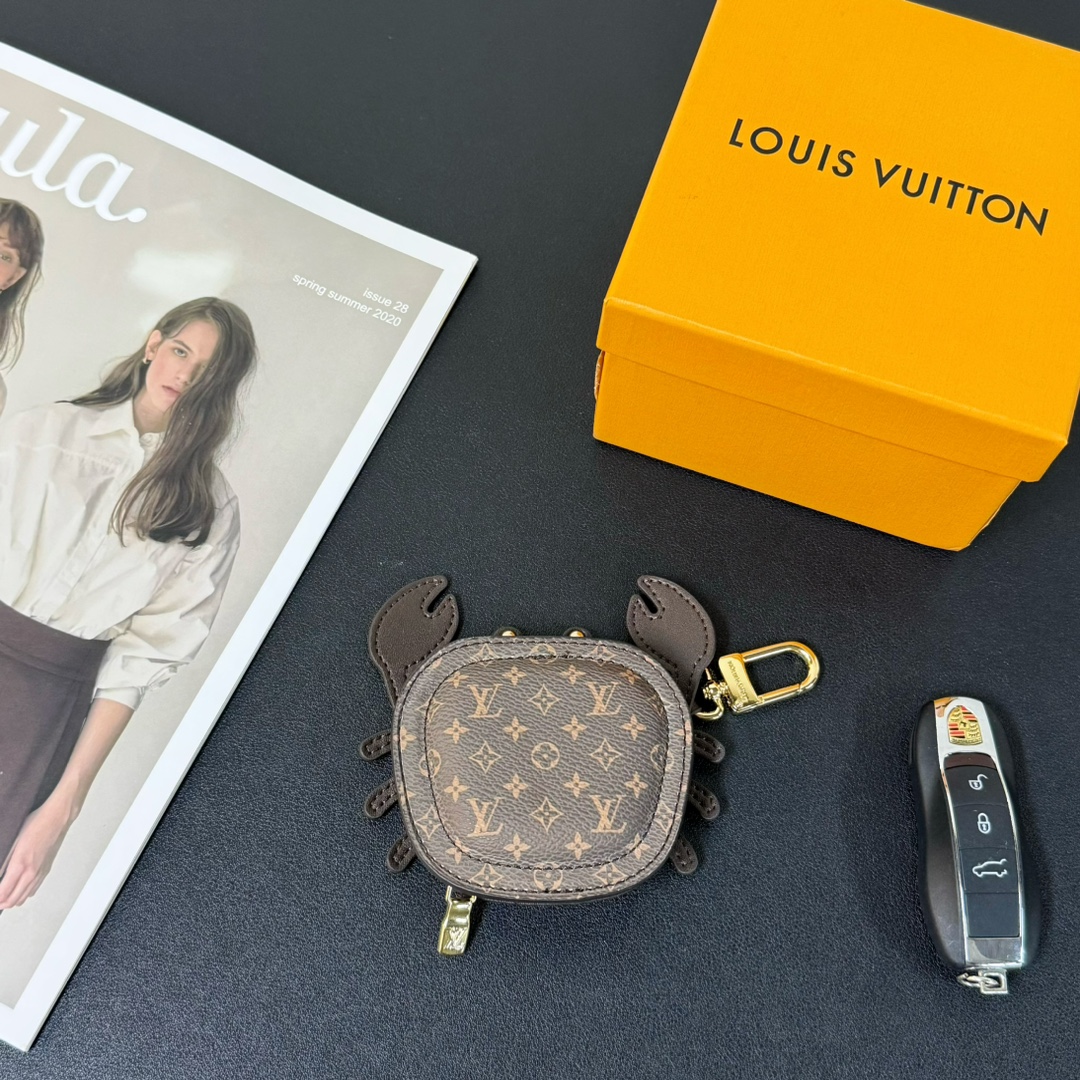 Louis Vuitton Micro Bag Leather Keychain Pendant Accessories
