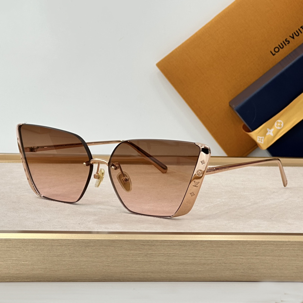 Louis Vuitton LV Metal Frame Sunglasses Top Quality 锛�Replica锛�