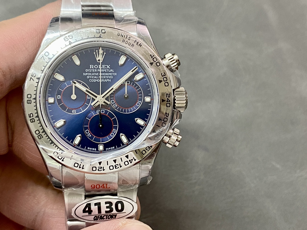 Rolex Cosmograph Daytona 116509 Blue Index Dial 40MM Mens Replica Watch