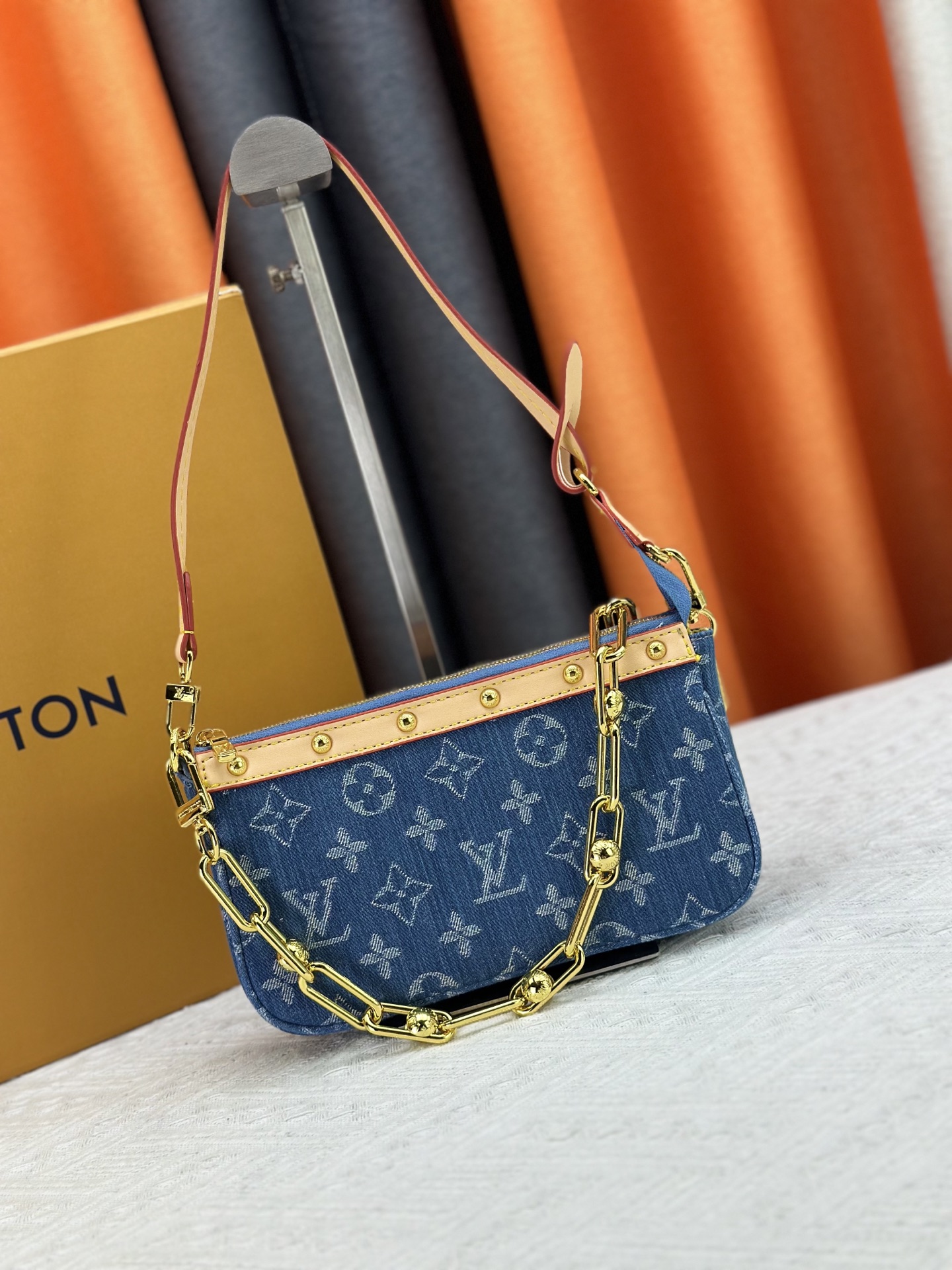 Louis Vuitton Bags Takashi Murakami Pochette Accessoires Denim Jeans锛�7AReplica锛�