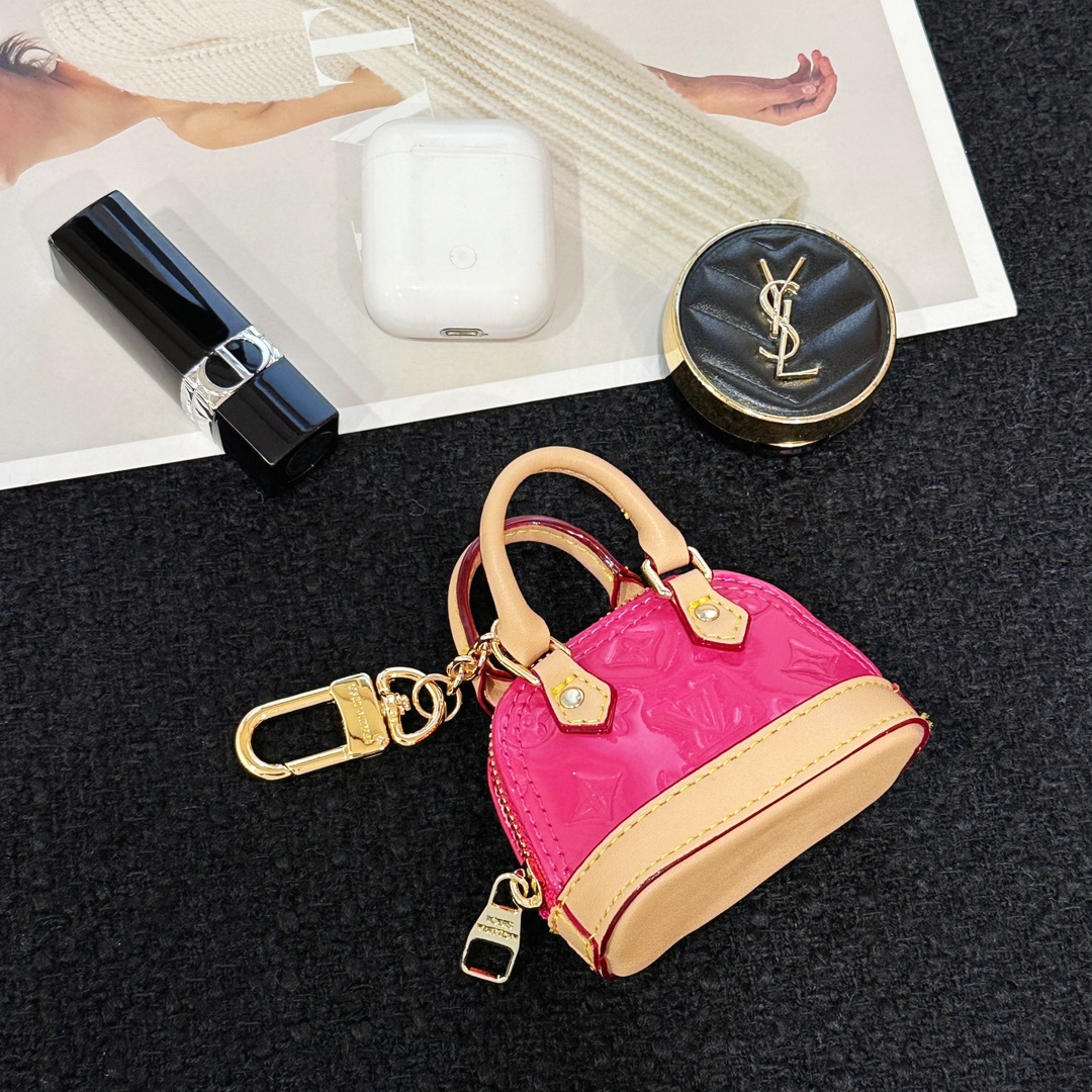 Louis Vuitton Micro Bag Leather Keychain Pendant Accessories