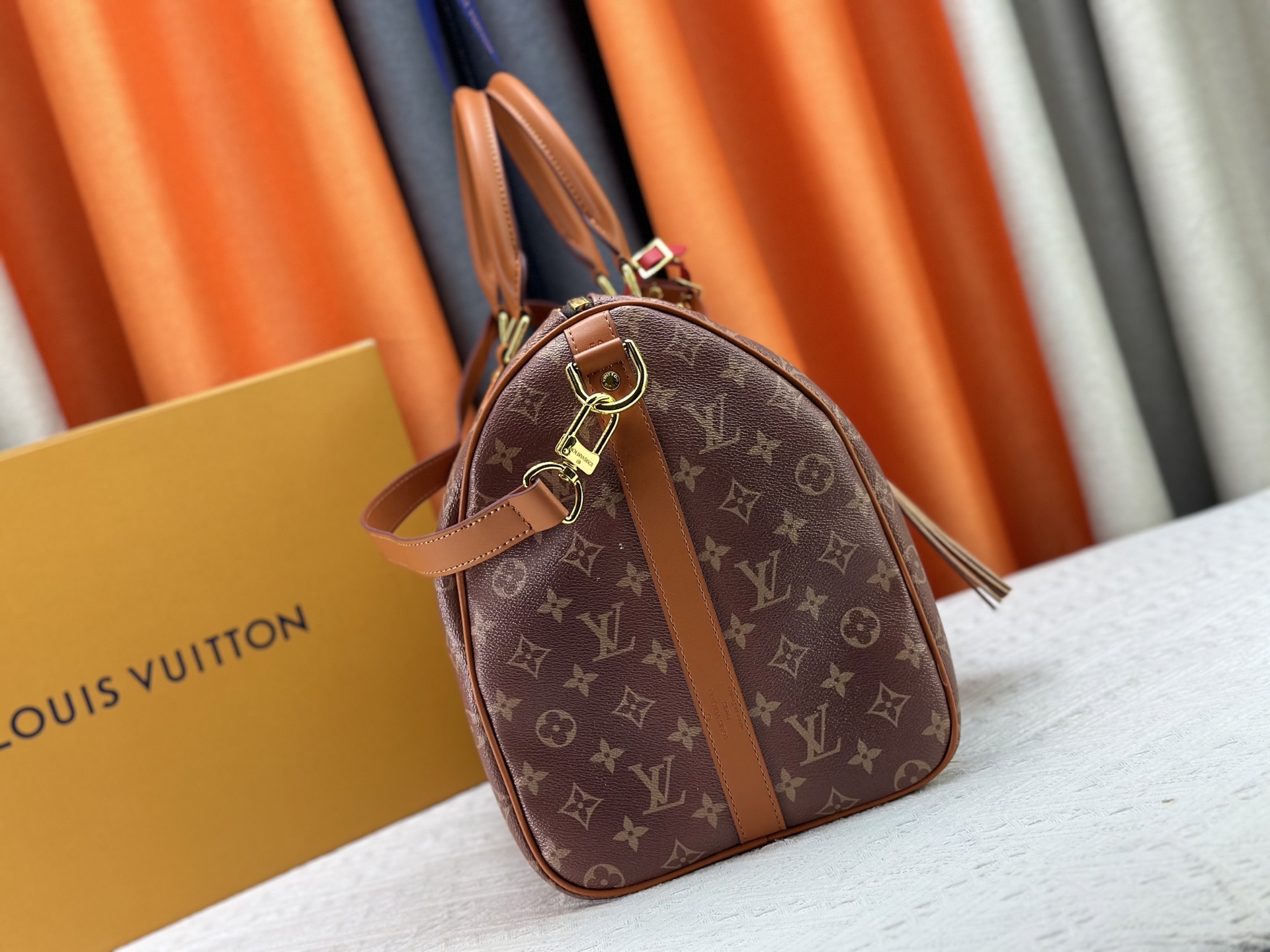 Louis Vuitton Keepall Bandouli猫re 50 travel bag
