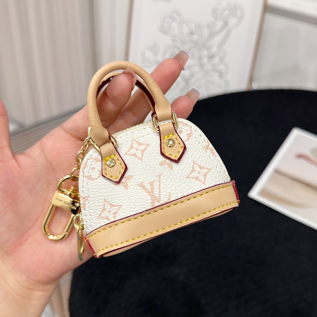 Louis Vuitton Micro Bag Leather Keychain Pendant Accessories