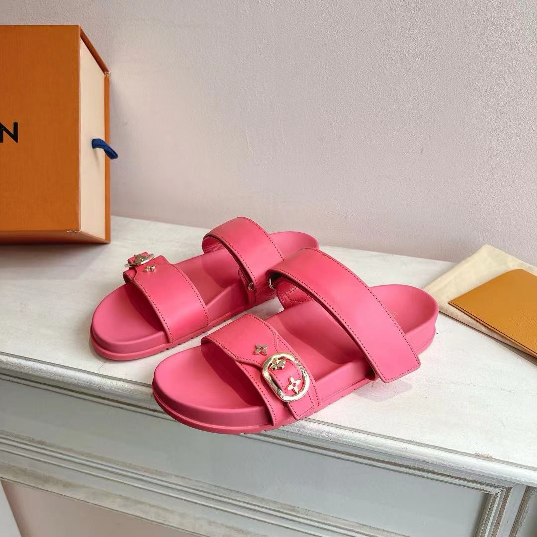 Louis Vuitton Shoes Summer sailboat series couple slippers