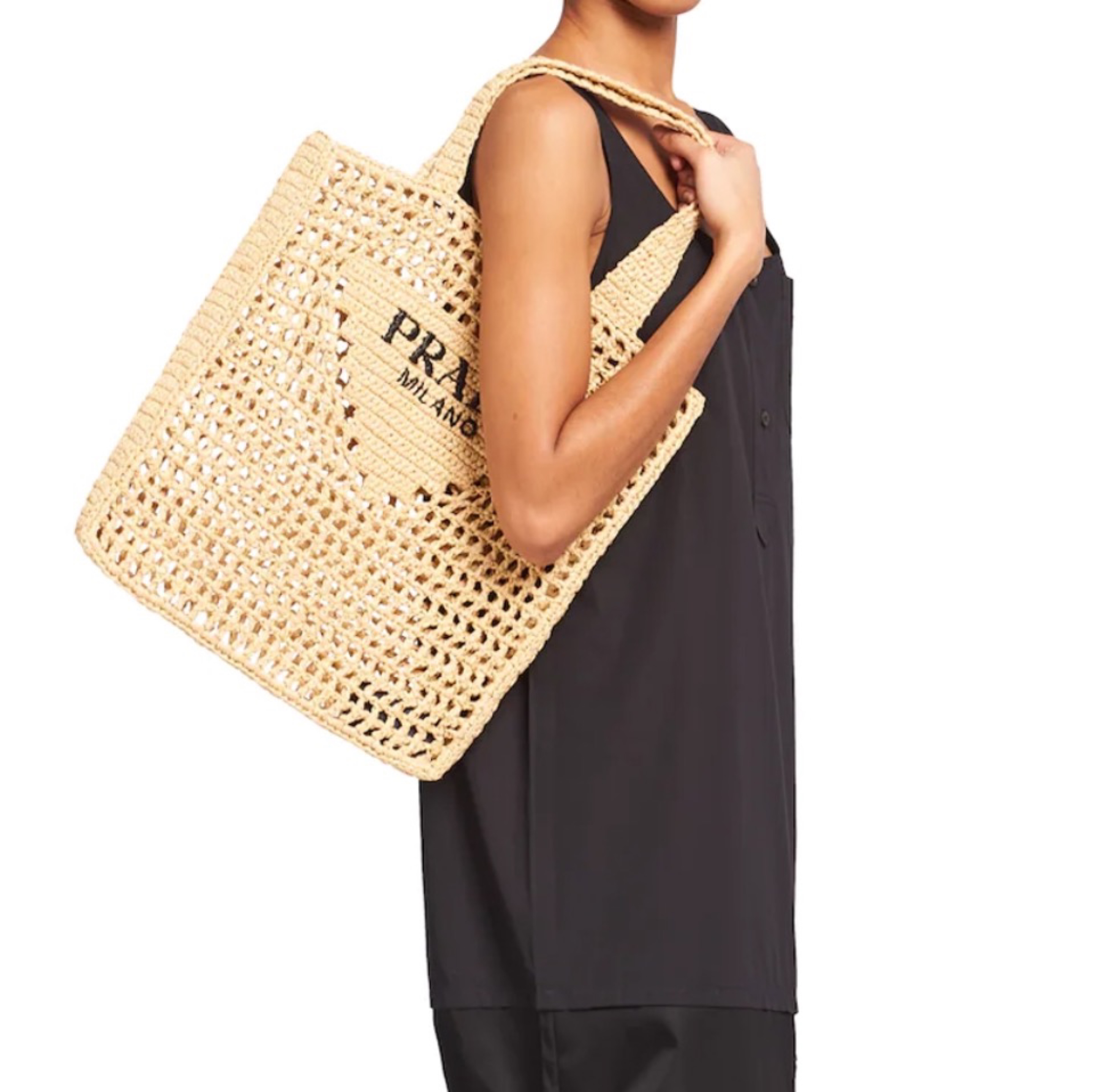 Prada Grass Woven Shoulder Bag Handbag（Replica）
