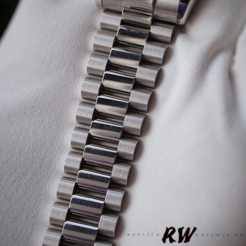Rolex Day Date 118346 Silver Jubilee Diamond Dial 36mm Unisex Replica Watch