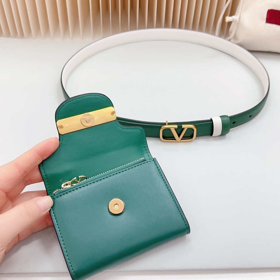 Valentino Leather Belts 1:1 Mirror Version