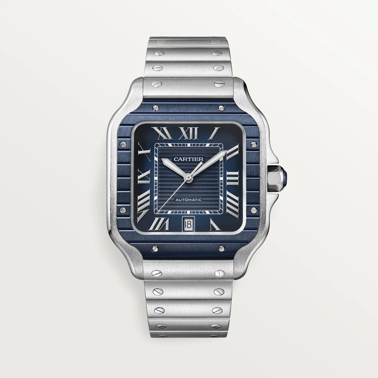 Cartier Santos Stainless Steel & PVD Men��s Watch, WSSA0048