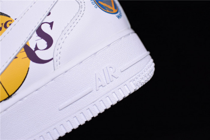 Supreme X Nike Air Force 1 Mid NBA Teams White Aq8017-100