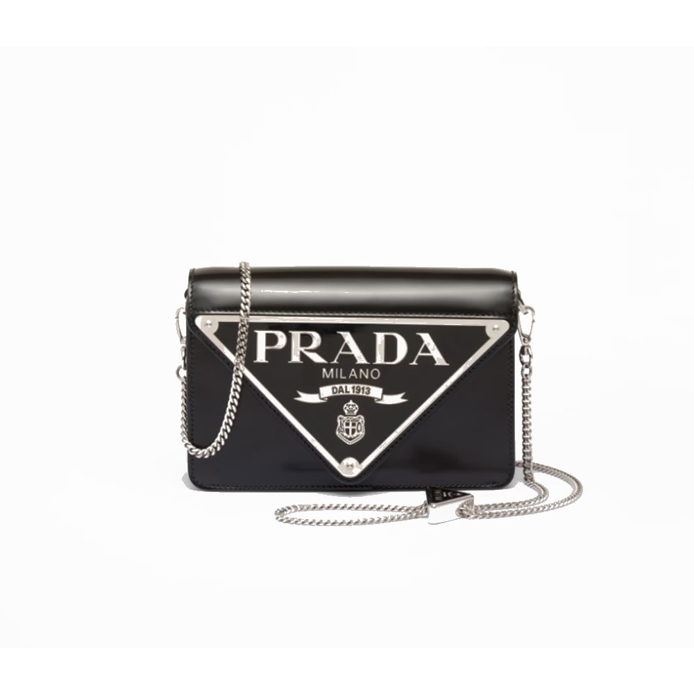 Prada Shiny Leather Mini Shoulder Bag (Replica)