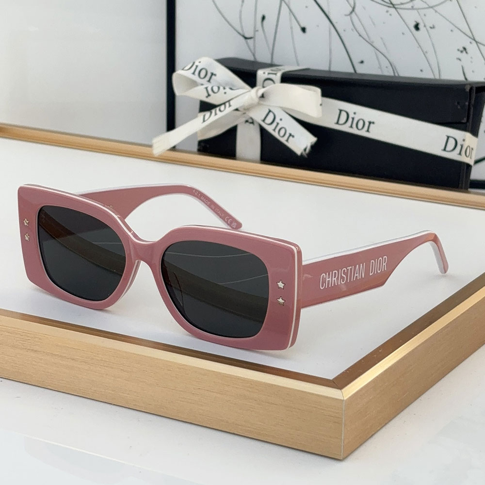 Dior Side Letter Plate Frame sunglasses Top quality (Replica锛�