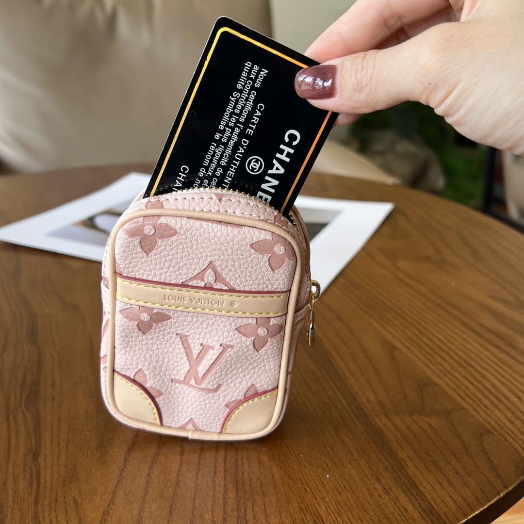Louis Vuitton Micro Bag Leather Keychain Pendant Accessories