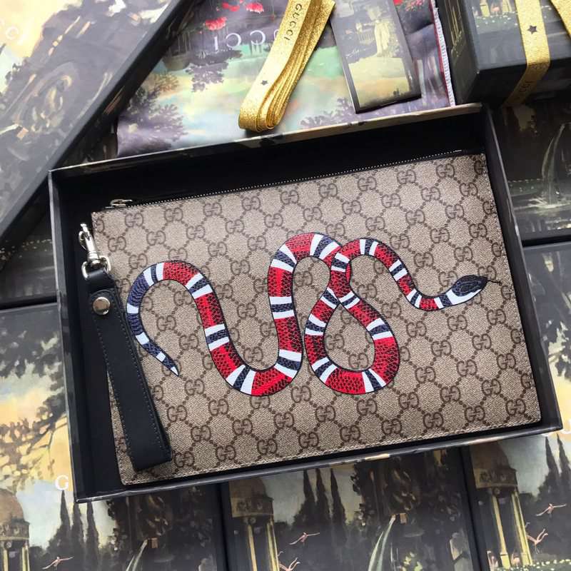 Gucci Men's Handbag Bag Clutch Toiletry Bag(Replica)