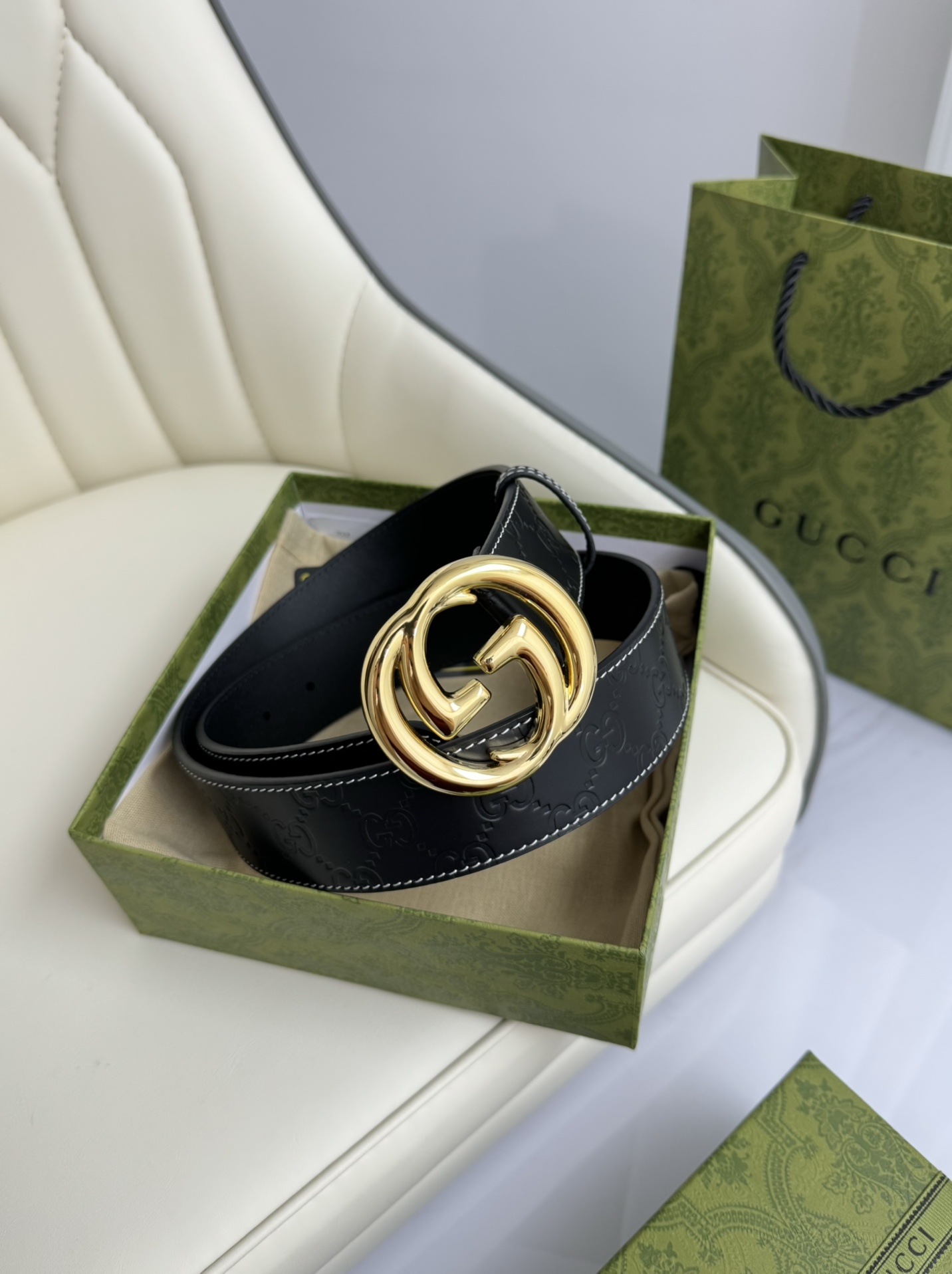 Gucci Leather Belts 1:1 Mirror Version