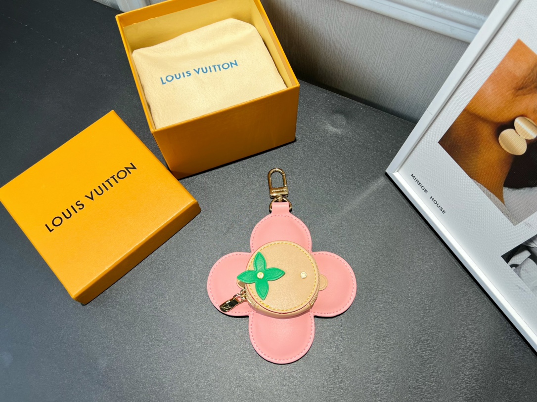 Louis Vuitton Micro Bag Leather Keychain Pendant Accessories