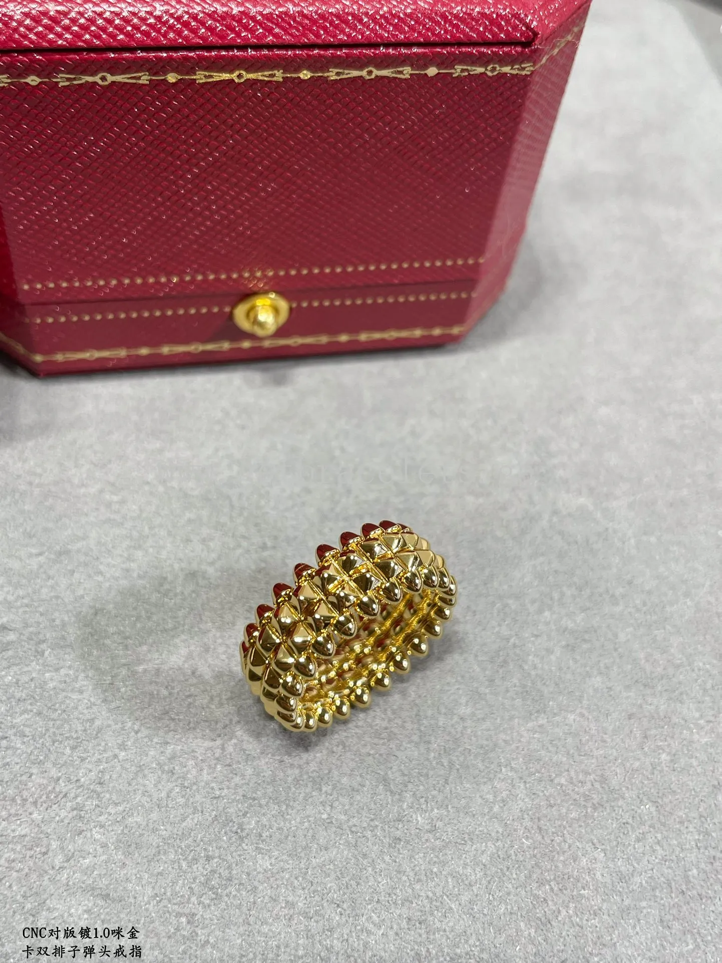 Clash de Cartier Ring Double-Row Model Rose Gold/Yellow Gold/White Gold