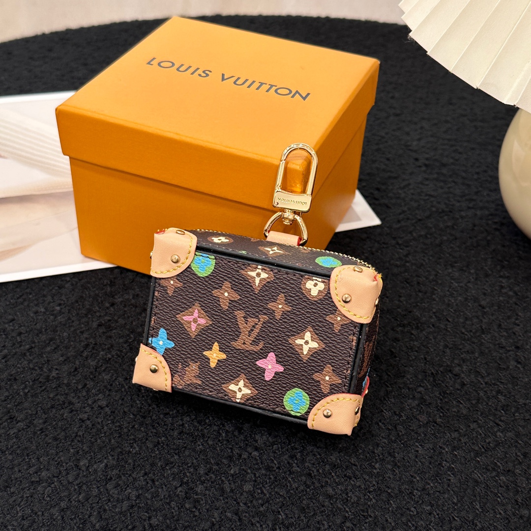 Louis Vuitton Micro Bag Leather Keychain Pendant Accessories