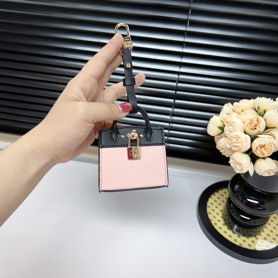 Louis Vuitton Micro Bag Leather Keychain Pendant Accessories
