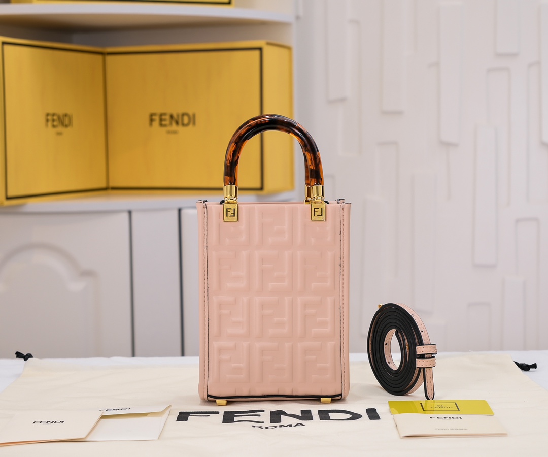 Sunshine Mini Tote Bag Pink 3370 LM041 13cm