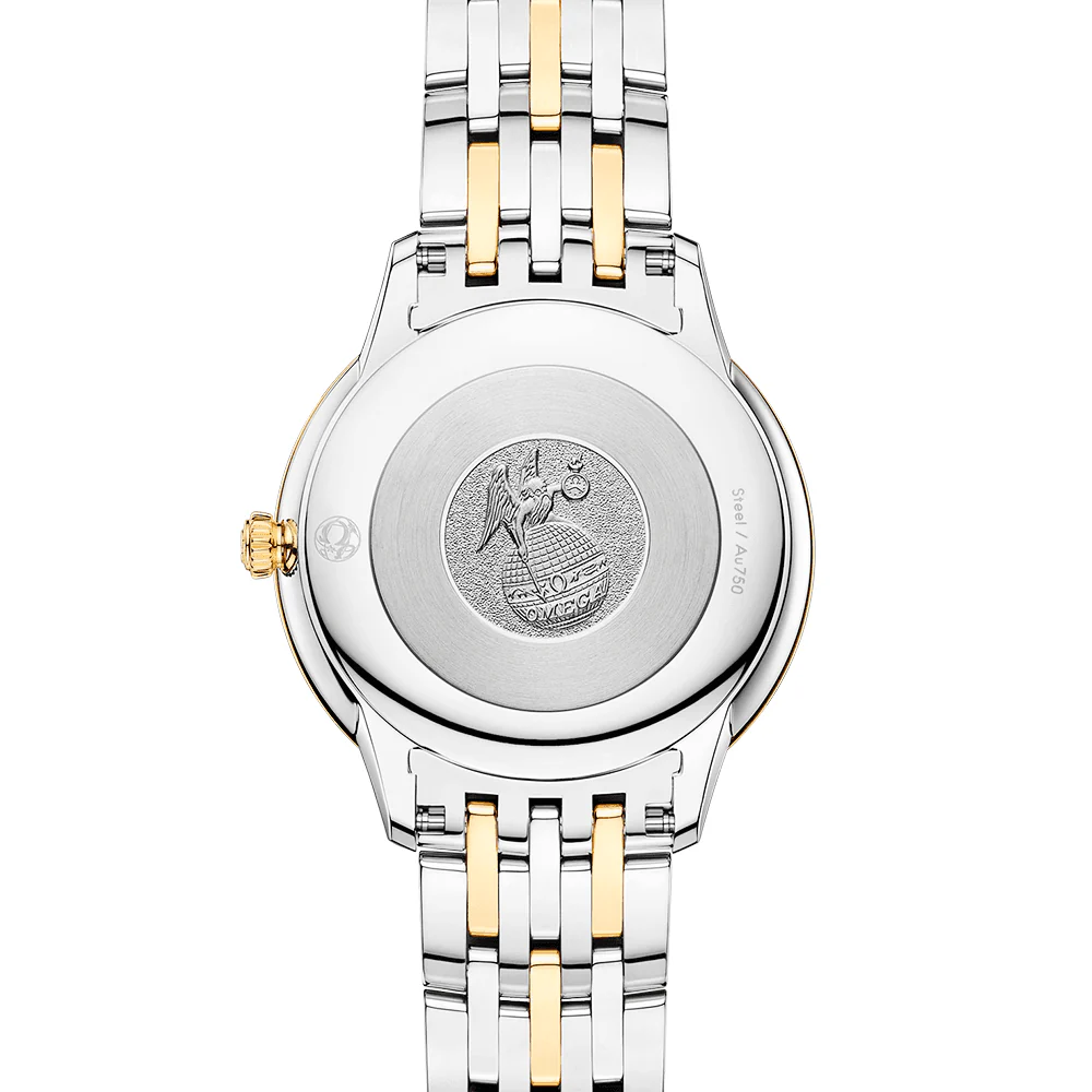De Ville Prestige 30mm Two-Tone Silver Dial Ladies Bracelet Watch