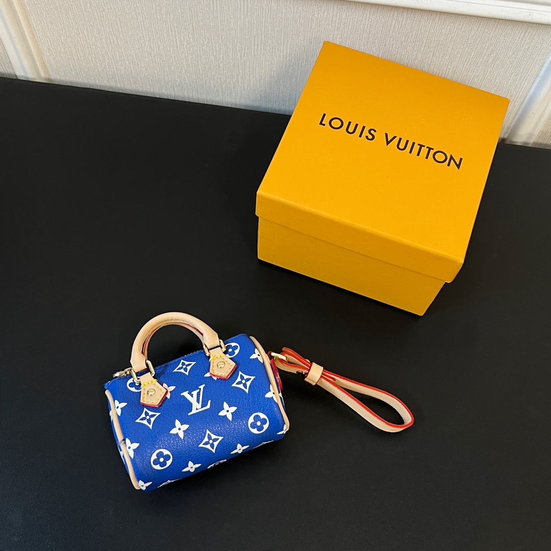 Louis Vuitton Micro Bag Leather Keychain Pendant Accessories