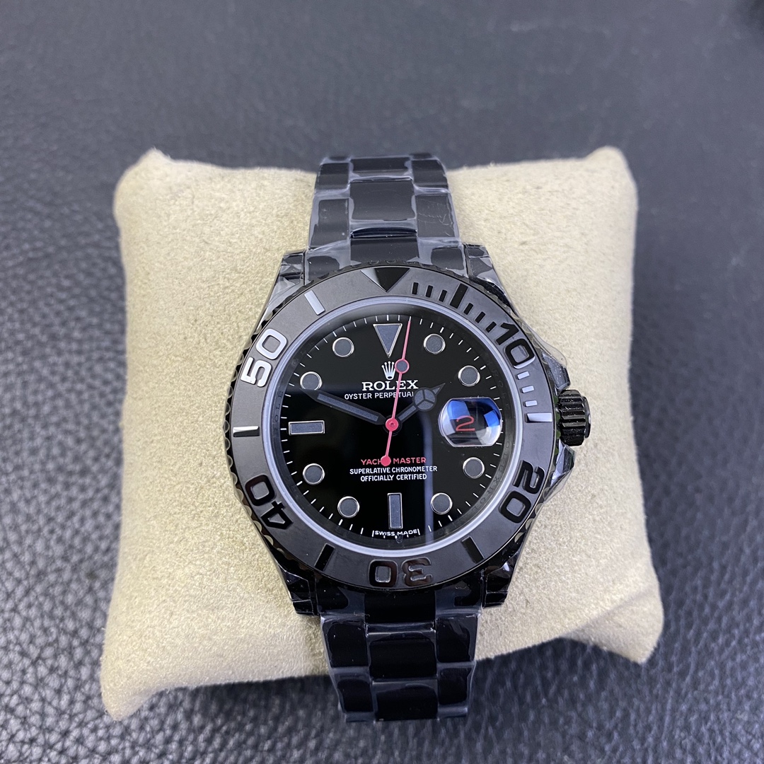 Rolex Yacht Master Triple Red Titan Black 116622 40MM Men's Watch
