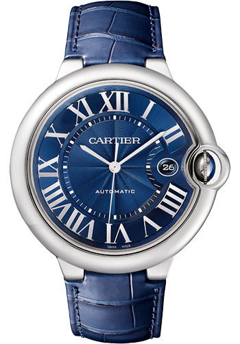 Cartier Ballon Bleu 42mm Stainless steel Men��s Watch, WSBB0027