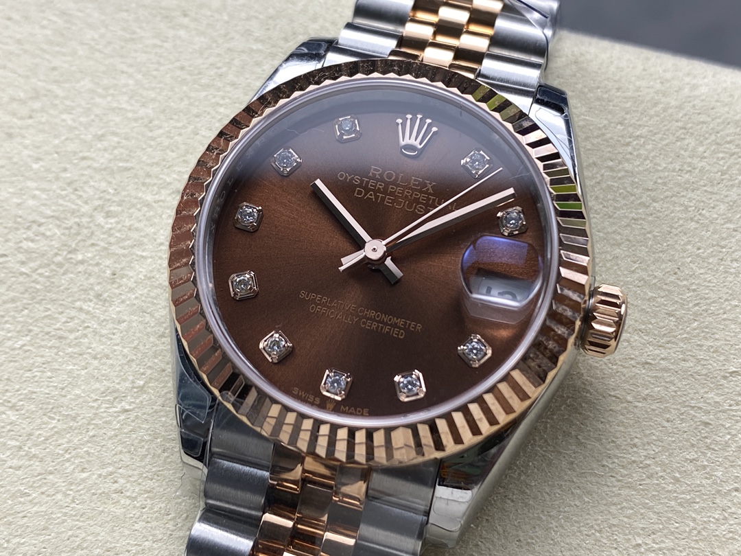 Rolex Datejust 31mm 278271 0028 Two Tone Jubilee Bracelet Fluted Bezel