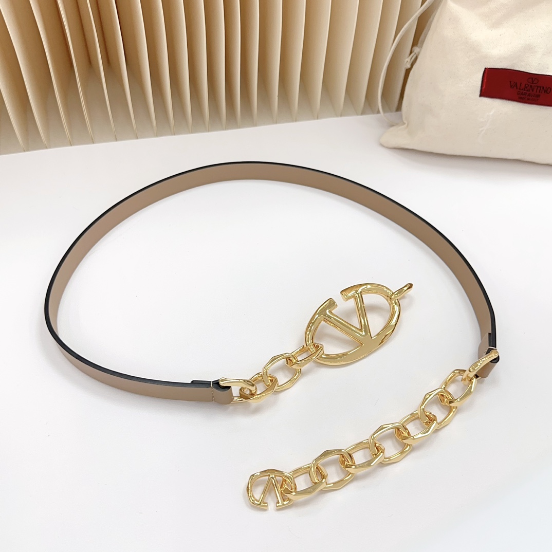 Valentino Leather Belts 1:1 Mirror Version