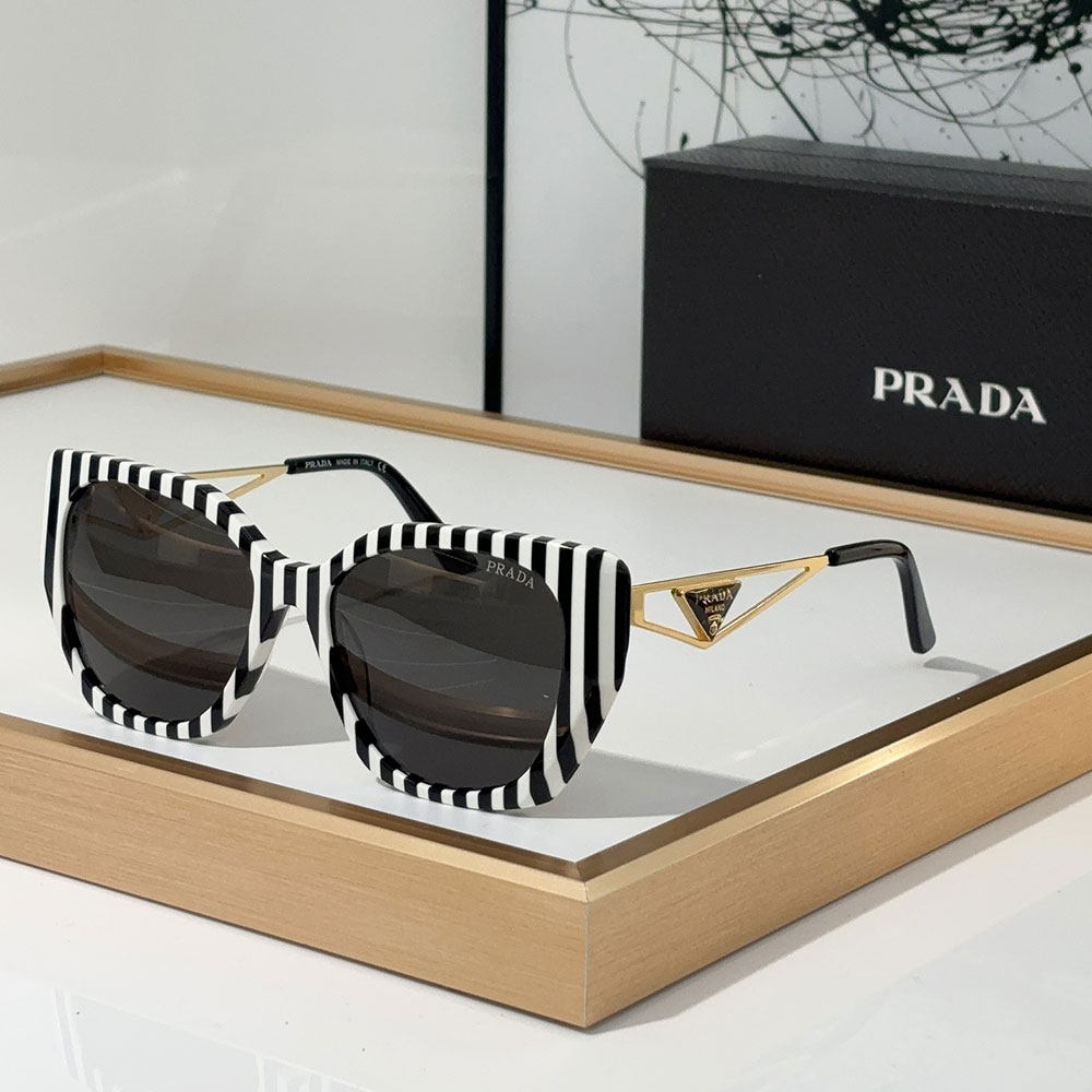 Prada The legs are Hollowed Out sunglasses Top quality 锛�Replica锛�