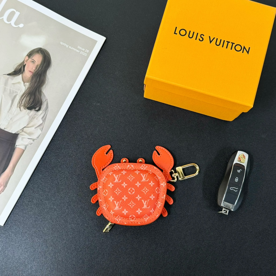 Louis Vuitton Micro Bag Leather Keychain Pendant Accessories