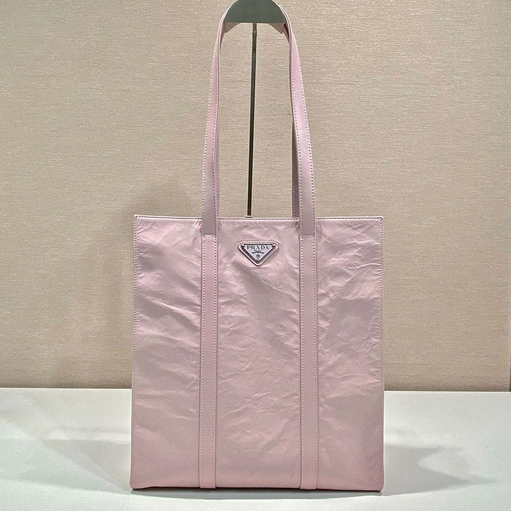 Prada Small Antique Nappa Leather Tote Bag Handbag (Replica)