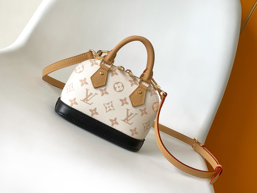 Louis Vuitton 10A Handbag Shoulder Bag Top Mirror Quality Version Nano Alma M46895