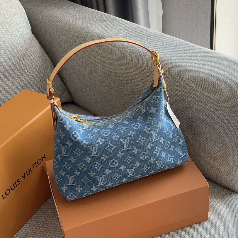 Louis Vuitton LV Baggy Denim Shoulder Bag Handbag(Replica)