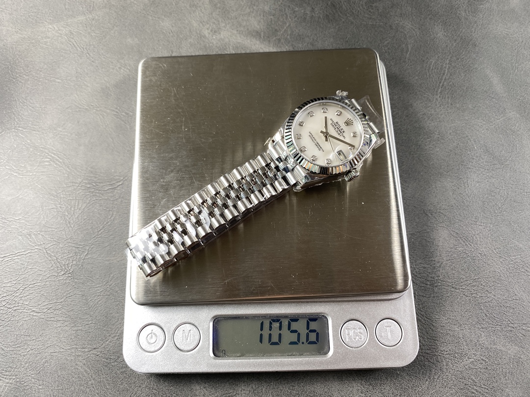 Rolex Datejust 31 Steel & 18K White Gold 278274 0006 Women's Watch
