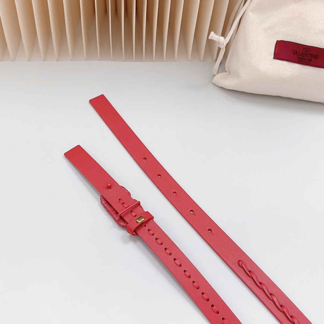 Valentino Leather Belts 1:1 Mirror Version