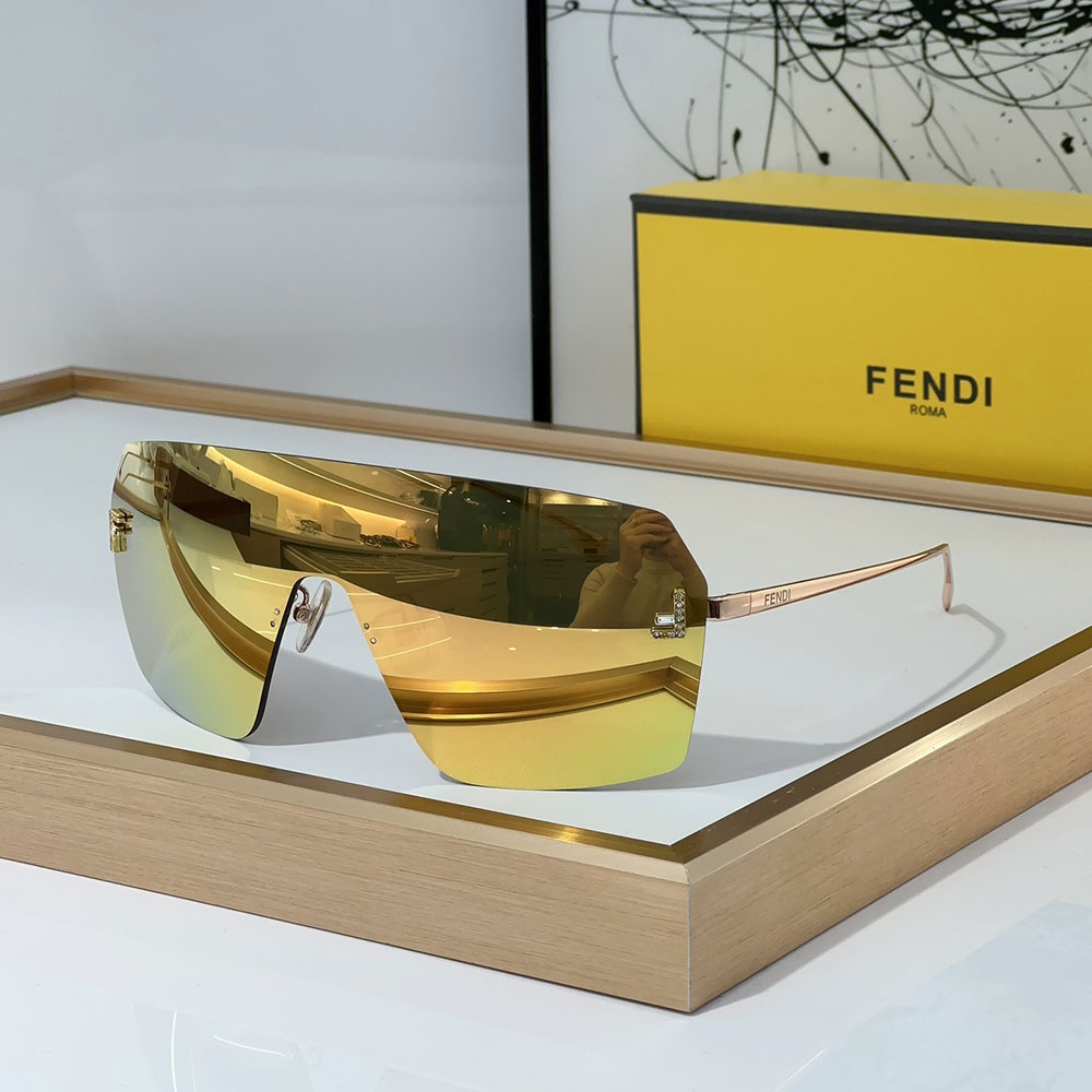 Fendi Aviator Rimless Sunglasses Top quality 锛�Replica锛�