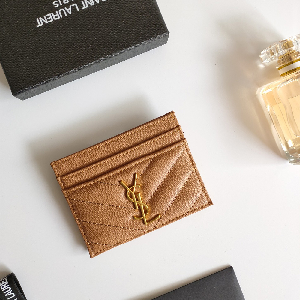 Saint Laurent YSL Caviar Leather Card bags (Replica)