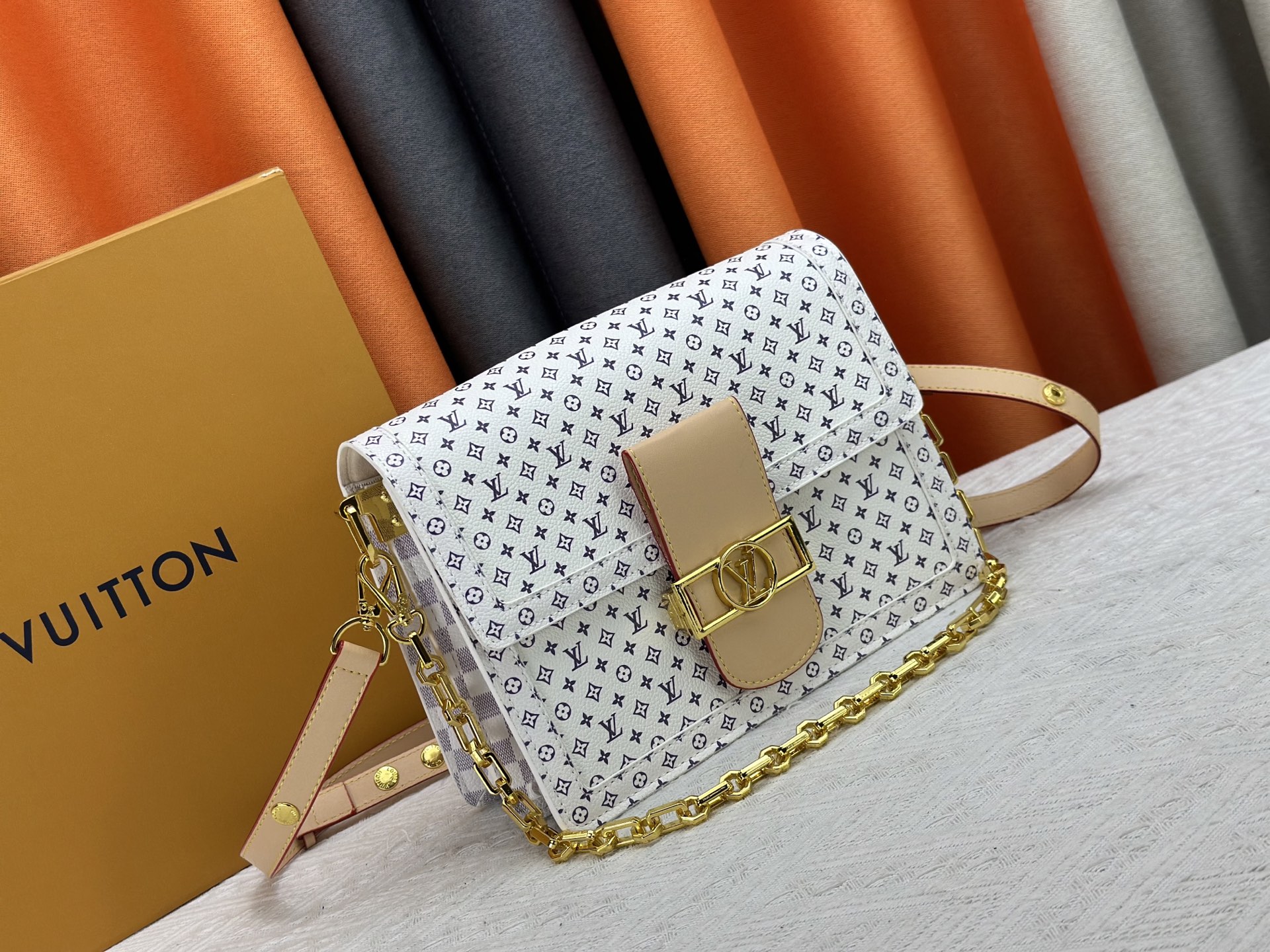 Louis Vuitton Bags Dauphine Soft GM Shoulder Bag M13255锛�7AReplica锛�