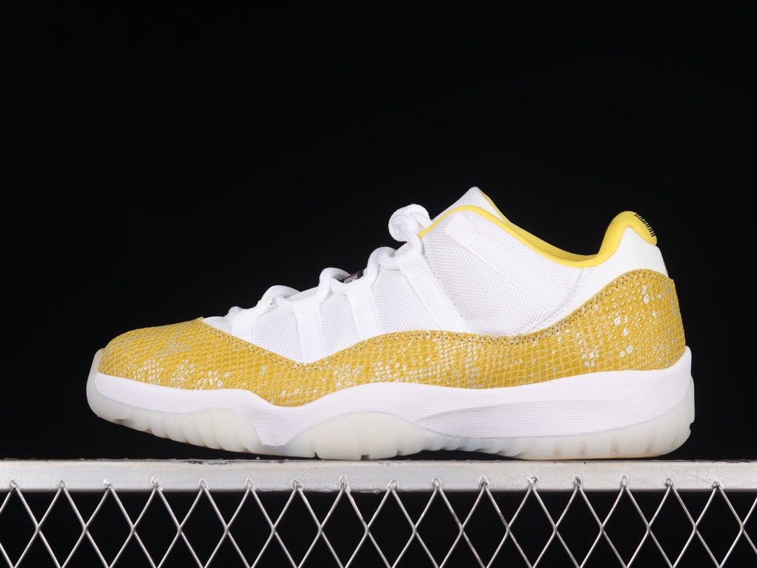 Air Jordan 11 Low SE Yellow Snakeskin AJ11 AH7860-107 XM033