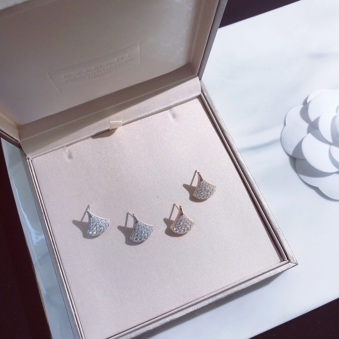 Bvlgari DIVAS' DREAM EARRINGS, White Gold & Rose Gold
