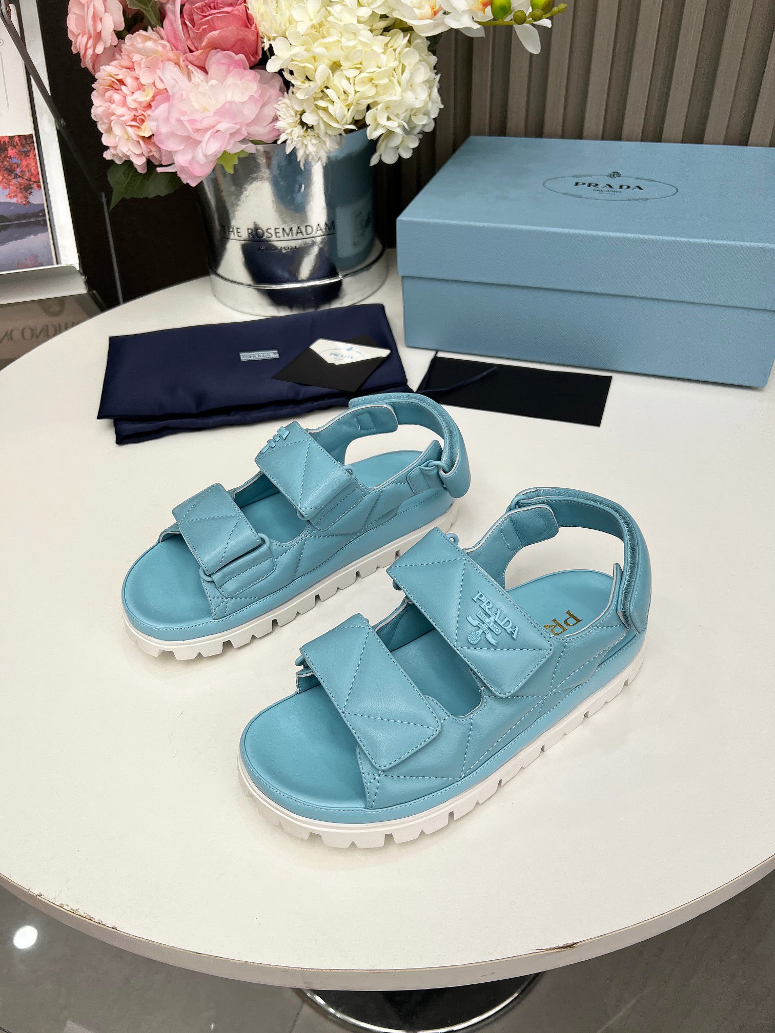 Prada Shoes Classic Thick Bottom Women's Sandals